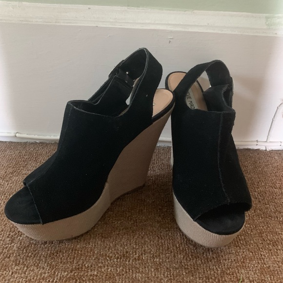 Steve Madden open toe wedges - Picture 1 of 6